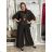 Elegante Hose mit Gürtel für Damen (S/M/L ONE SIZE) ITALIAN FASHION IM425057