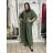 Elegante Hose mit Gürtel für Damen (S/M/L ONE SIZE) ITALIAN FASHION IM425057