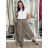 Übergroßer gestrickter Langarmpullover für Damen (S/M EINHEITSGRÖSSE) ITALIAN FASHION IMSN2416125 S / M / L braun