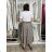 Übergroßer gestrickter Langarmpullover für Damen (S/M EINHEITSGRÖSSE) ITALIAN FASHION IMSN2416125 S / M / L braun