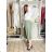 Elegante Hose mit Gürtel für Damen (S/M/L ONE SIZE) ITALIAN FASHION IM425057