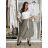 Elegante Hose mit Gürtel für Damen (S/M/L ONE SIZE) ITALIAN FASHION IM425057 S / M / L schwarz