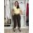 Elegante Hose mit Gürtel für Damen (S/M/L ONE SIZE) ITALIAN FASHION IM425057
