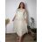 Elegante Hose mit Gürtel für Damen (S/M/L ONE SIZE) ITALIAN FASHION IM425057