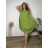 Lange Stretchhose für Damen (Einheitsgröße S/M) ITALIAN FASHION IMM23M17056 50/52/54 rot Ziegel