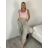 Elegante Hose mit Gürtel für Damen (S/M/L ONE SIZE) ITALIAN FASHION IM425057