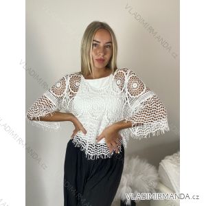 Kurzarmhemd Kleid Kleid (uni L-2XL) ITALIENISCH MODA IMS20002