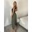 Elegante Hose mit Gürtel für Damen (S/M/L ONE SIZE) ITALIAN FASHION IM425057 S / M / L schwarz