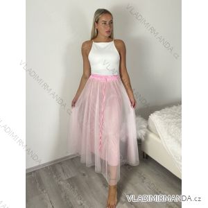 Elegante Hose mit Gürtel für Damen (S/M/L ONE SIZE) ITALIAN FASHION IM425057