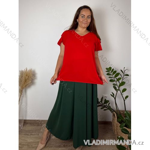Elegante Hose mit Gürtel für Damen (S/M/L ONE SIZE) ITALIAN FASHION IM425057
