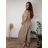 Sommerkleid oval Kurzarm Damen Übergröße (50/52/54 Einheitsgröße) ITALIAN FASHION IM425011