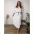 Elegante Hose mit Gürtel für Damen (S/M/L ONE SIZE) ITALIAN FASHION IM425057