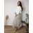 Elegante Hose mit Gürtel für Damen (S/M/L ONE SIZE) ITALIAN FASHION IM425057