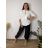 Langarm-Oversize-Shirt für Damen in großen Größen (XL/2XL ONE SIZE) ITALIAN FASHION IMBM23015