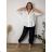 Langarm-Oversize-Shirt für Damen in großen Größen (XL/2XL ONE SIZE) ITALIAN FASHION IMBM23015
