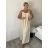 Kleid übergroße Kurzarm Damen (UNI S-L) ITALIAN FASHION IMD20187