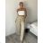 Lange Lederhose für Damen (Einheitsgröße S/M) ITALIAN FASHION IMWAD234126