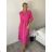 Sommerliches Musselin-Carmen-Kleid für Damen (48/52 EINHEITSGRÖSSE) ITALIAN FASHION IM424294
