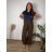 Lange Sommerhose für Damen mit Gürtel (Einheitsgröße S/M) ITALIAN FASHION IMD24080 44/46/48 schwarz