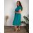 Šaty košilové oversize krátký rukáv dámské (M/L//XL ONE SIZE) ITALSKÁ MÓDA IM422525