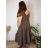 Sommerkleid oval Kurzarm Damen Übergröße (50/52/54 Einheitsgröße) ITALIAN FASHION IM425011
