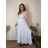 Sommerkleid oval Kurzarm Damen Übergröße (50/52/54 Einheitsgröße) ITALIAN FASHION IM425011