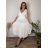 Sommerkleid oval Kurzarm Damen Übergröße (50/52/54 Einheitsgröße) ITALIAN FASHION IM425011