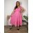 Sommerkleid oval Kurzarm Damen Übergröße (50/52/54 Einheitsgröße) ITALIAN FASHION IM425011