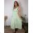 Sommerkleid oval Kurzarm Damen Übergröße (50/52/54 Einheitsgröße) ITALIAN FASHION IM425011
