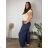 Lange Stretchhose für Damen (Einheitsgröße S/M) ITALIAN FASHION IMM23M17056