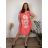 Ärmelloses Sommerkleid für Frauen (uni sm) ITALIAN FASHION IMD20550  rot