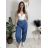 Elegante, lange Jogginghose für Damen (Einheitsgröße S/M/L) ITALIAN FASHION IMD23634 hellblau S / M / L