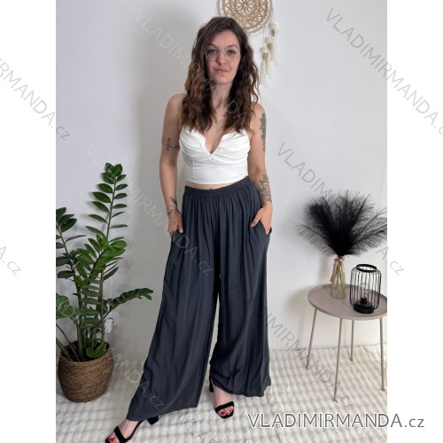 Elegante Hose mit Gürtel für Damen (S/M/L ONE SIZE) ITALIAN FASHION IM425057