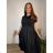 Übergroßer gestrickter Langarmpullover für Damen (S/M EINHEITSGRÖSSE) ITALIAN FASHION IMSN2416125 44/46/48 schwarz