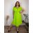 Šaty košilové oversize krátký rukáv dámské (M/L//XL ONE SIZE) ITALSKÁ MÓDA IM422525