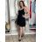 Damen 3/4 Langarm-Hemdkleid (XS/S/M Einheitsgröße) ITALIAN FASHION IMD26000237/DUR