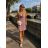 Damen 3/4 Langarm-Hemdkleid (XS/S/M Einheitsgröße) ITALIAN FASHION IMD26000237/DUR
