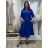 Klassisches Hemdkleid mit 3/4-Ärmeln, Damenmodell OLIVIE (Einheitsgröße M/L/XL), italienische Mode, IMPSS268140