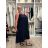 Sommerkleid oval Kurzarm Damen Übergröße (50/52/54 Einheitsgröße) ITALIAN FASHION IM425011