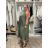 Sommerkleid oval Kurzarm Damen Übergröße (50/52/54 Einheitsgröße) ITALIAN FASHION IM425011