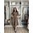 Langes ärmelloses Sommerkleid für Damen (Einheitsgröße S/M) ITALIAN FASHION IMSM2600018