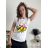 T-Shirt Kurzarm Frauen (UNI S-M) ITALIENISCHE MODE IMM20330