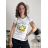 T-Shirt Kurzarm Frauen (UNI S-M) ITALIENISCHE MODE IMM20330