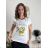 T-Shirt Kurzarm Frauen (UNI S-M) ITALIENISCHE MODE IMM20330