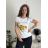 T-Shirt Kurzarm Frauen (UNI S-M) ITALIENISCHE MODE IMM20330