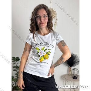 T-Shirt Kurzarm Frauen (UNI S-M) ITALIENISCHE MODE IMM20330