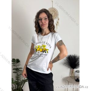 T-Shirt Kurzarm Frauen (UNI S-M) ITALIENISCHE MODE IMM20330
