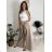 Kurzärmliges Sommer-Freizeitkleid für Damen (S/M/L EINHEITSGRÖSSE) ITALIAN FASHION IMWGB25022 S / M / L grau