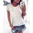T-Shirt mit kurzen Ärmeln dicke Damen (uni sl) ITALIAN Fashion IM5171191