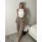 Sommerkleid oval Kurzarm Damen Übergröße (50/52/54 Einheitsgröße) ITALIAN FASHION IM425011